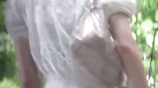 NipponPissTV.com - Horny perv captures cute jap chicks urinating in public on the str