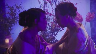 TRANSFIXED - eastern Muse Kasey Kei Has Passionate Sex With Beautiful Nyotaimori Camgirl Casey Calvert