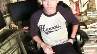 MenWithFur.com - Skinny ass driller jerks his hairy dick and cums solo