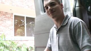 Blindfolded straighty tricked into passionate anal sex