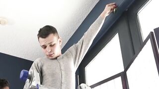 Mature Mitch Cox and I suck one anothers dicks before doggystyle