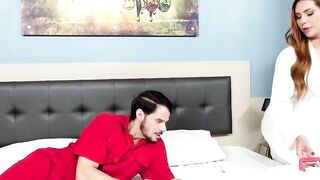 Cumming Into Amazing TS Nurse Cristal Furlan