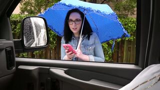 Helpless Scarlet is picked up by stranger and pays with sex