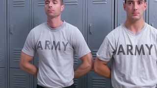 Gay army guys are fucking each other as a punishment