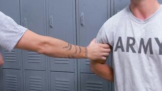 Gay army guys are fucking each other as a punishment