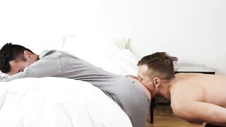 SayUncleNetwork.com - Twink stepbrother's anal fucking and stretching by his horny si