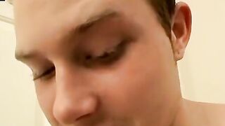 Str8Thugs.com - Billy and Damien's naughty hallway jerk-off fest and stroking play