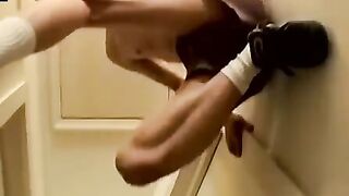 Str8Thugs.com - Billy and Damien's naughty hallway jerk-off fest and stroking play