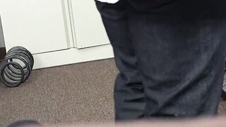 Straight stud drilled bareback POV after deepthroating BBC