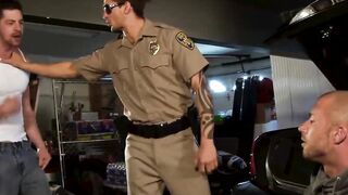 Sexy Jock Perp Fucked Hard and Rough by Hunky Tatted Guards Hoe 2