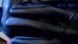 MuscleJockBound.com - Submissive man futilely struggles while in heavy chains, domina