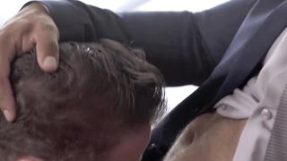lustful boss shows no mercy on employees wet hole