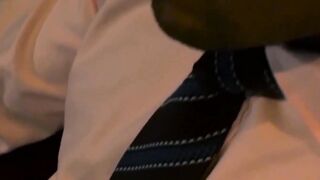 Businessman hunk gets his tight butt pounded hard by BF