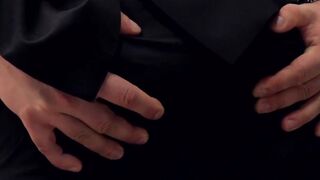 Bearded businessman hunk tearing up some tight butt