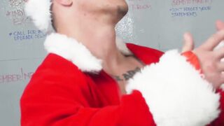 Christmas office group anal to improve the teams spirit