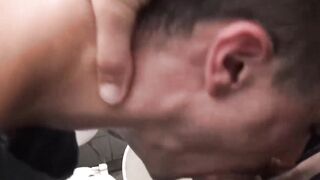 LecheLatinos.com - Tattooed Latino's hard, raw threesome fuck with two hung tops
