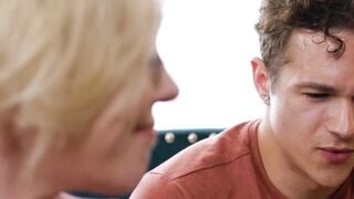 ADULT TIME - Big Tit Stepmom Dee Williams CAUGHT WATCHING PORN Tries GAPING ANAL With Long Penis Stepson