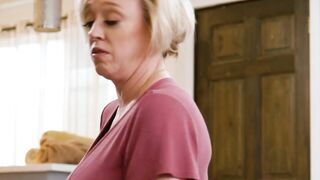 ADULT TIME - Big Tit Stepmom Dee Williams CAUGHT WATCHING PORN Tries GAPING ANAL With Long Penis Stepson