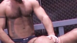InfernoDungeon.com - Post-wrestling fist fucking and jerking off session with hunks