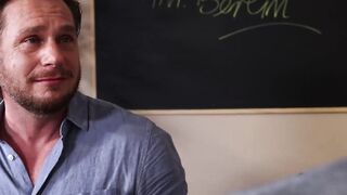 HotFamilyPorn.com - Hunk stepdad licks and bangs fit stud in classroom session