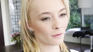 Petite and kinky teen Maddy Rose fucked hardcore missionary