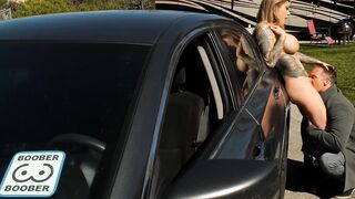 DEVILS MOVIE - Long Boobs babe Beauty Karma Rx Gets Her Tight Twat Fucked After Sexual Vehicle Riding