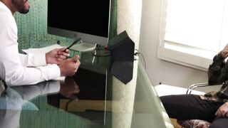 Tony Genius offers his ass to Derek Allen to help him release stress