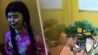 Busty golddigger stepmom visits the fair