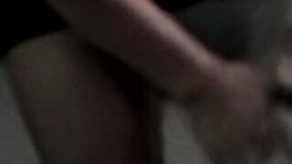 Straight dude Anthony splashes his cum over his lean body after playing with his cock