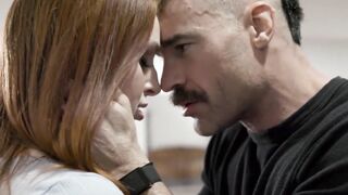 PornTaboos.com - Redhead Maya Kendrick's wild cowgirl ride on her widower's thick coc
