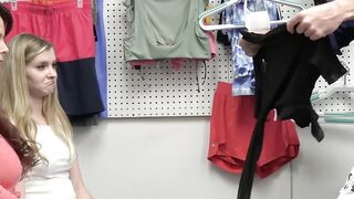 These shoplifter chicks had a new trick
