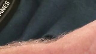Tattooed hairy amateur masturbates and cums