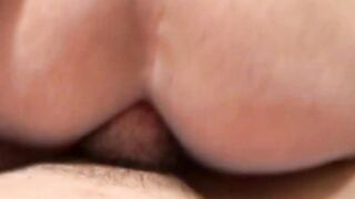 Latino twink cums while anal riding his lovers big cock