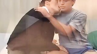 Two horny latinos Bernard and Emanuel enjoying bareback sex