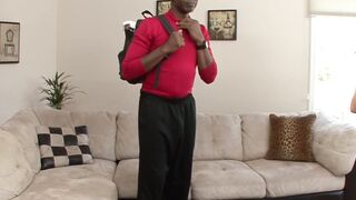Yummy MILF has interracial fuck session with yoga instructor