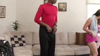 Yummy MILF has interracial fuck session with yoga instructor