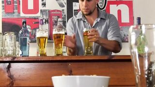 TRANSFIXED - Beautiful Curvy T-Girl Aspen Brooks Has Her Bubble Ass Nailed By A Man She Seen Inside A Bar