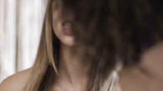 Voluptuous 19 Year Old Alexis Tae Has Rough Cunt Eating & Scissoring With Her Bestie Instead of Studying