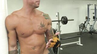 Handsome latinos deepthroat workout leads to ass plowing