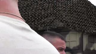 Military men having ass pounding foursome orgy