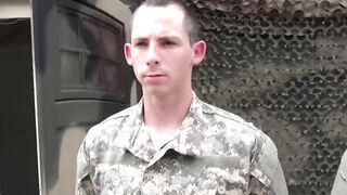 Military men having ass pounding foursome orgy