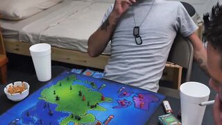 Three soldiers take some time off and ass bang together