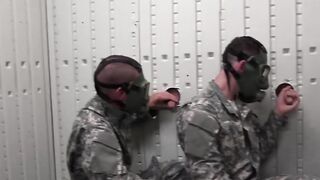 Muscle military jocks ass drilled after glory hole handjob
