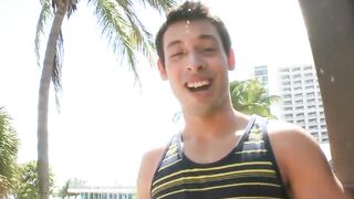 Young cutie tricked into banging a masculine jock