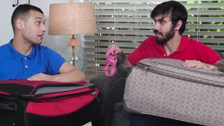 MILFs Crystal Rush and Kyla Keys seduce their stepsons after finding their sex toys