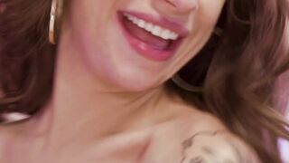 ADULT TIME - April Olsen Twerks On Celeb's Dick While Eating Out Red Head cougar Lauren Phillips!