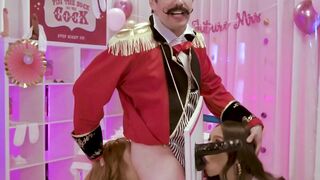 ADULT TIME - April Olsen Twerks On Celeb's Dick While Eating Out Red Head cougar Lauren Phillips!