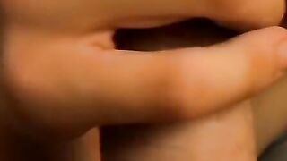 Bisexual cum loving skater Riley Wiggins enjoys playing with a hard big cock