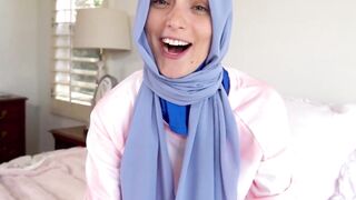 Muslim babe Izzy Lush breaks the rules and fucks me before she gets married