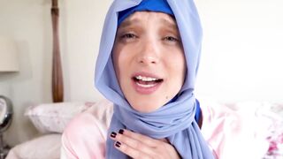 Muslim babe Izzy Lush breaks the rules and fucks me before she gets married